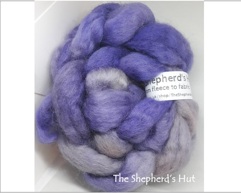 Gotland hand dyed braid /'Blue Stone/' 100 g