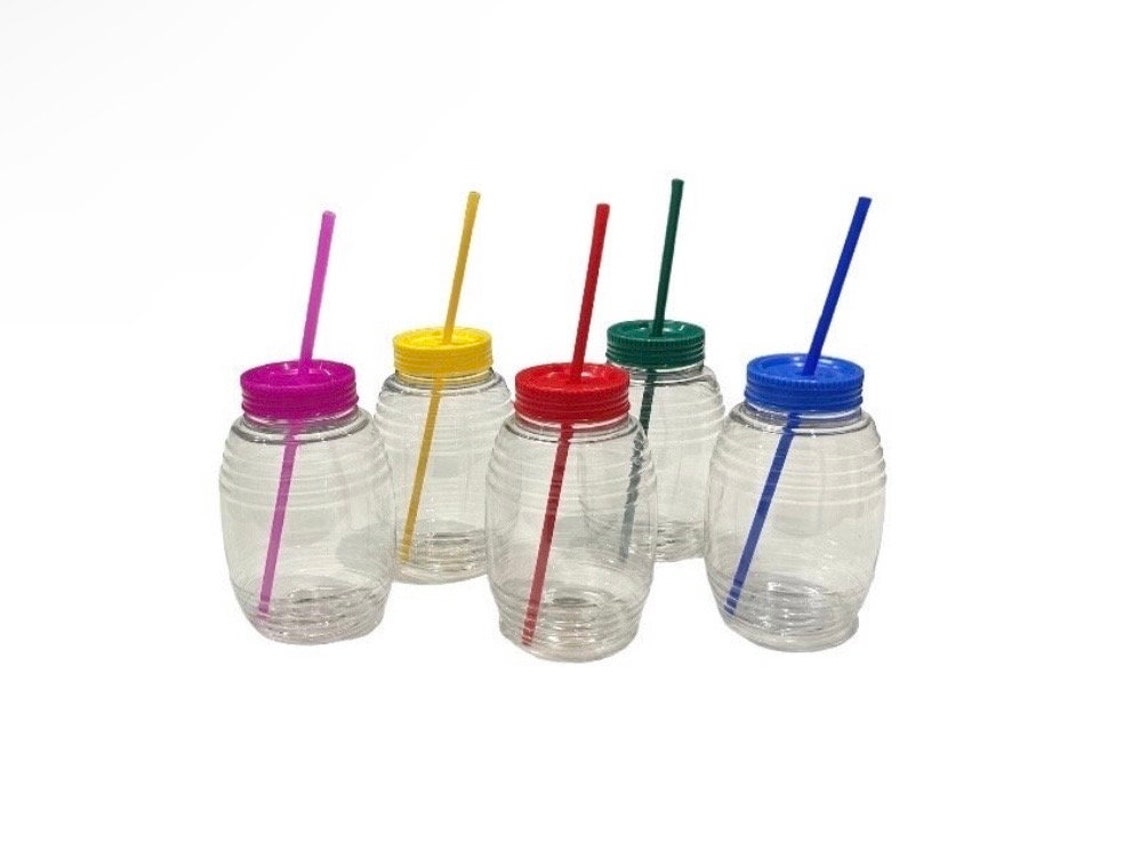 1 LT Cups Set of 100 Mexican Vitroleros 32 Ozs Aguas Frescas Plastic