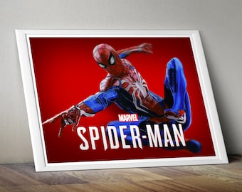 Marvels Spider-Man Drawing | A3 Giclée Art Print | Wall Art | Marvel Poster