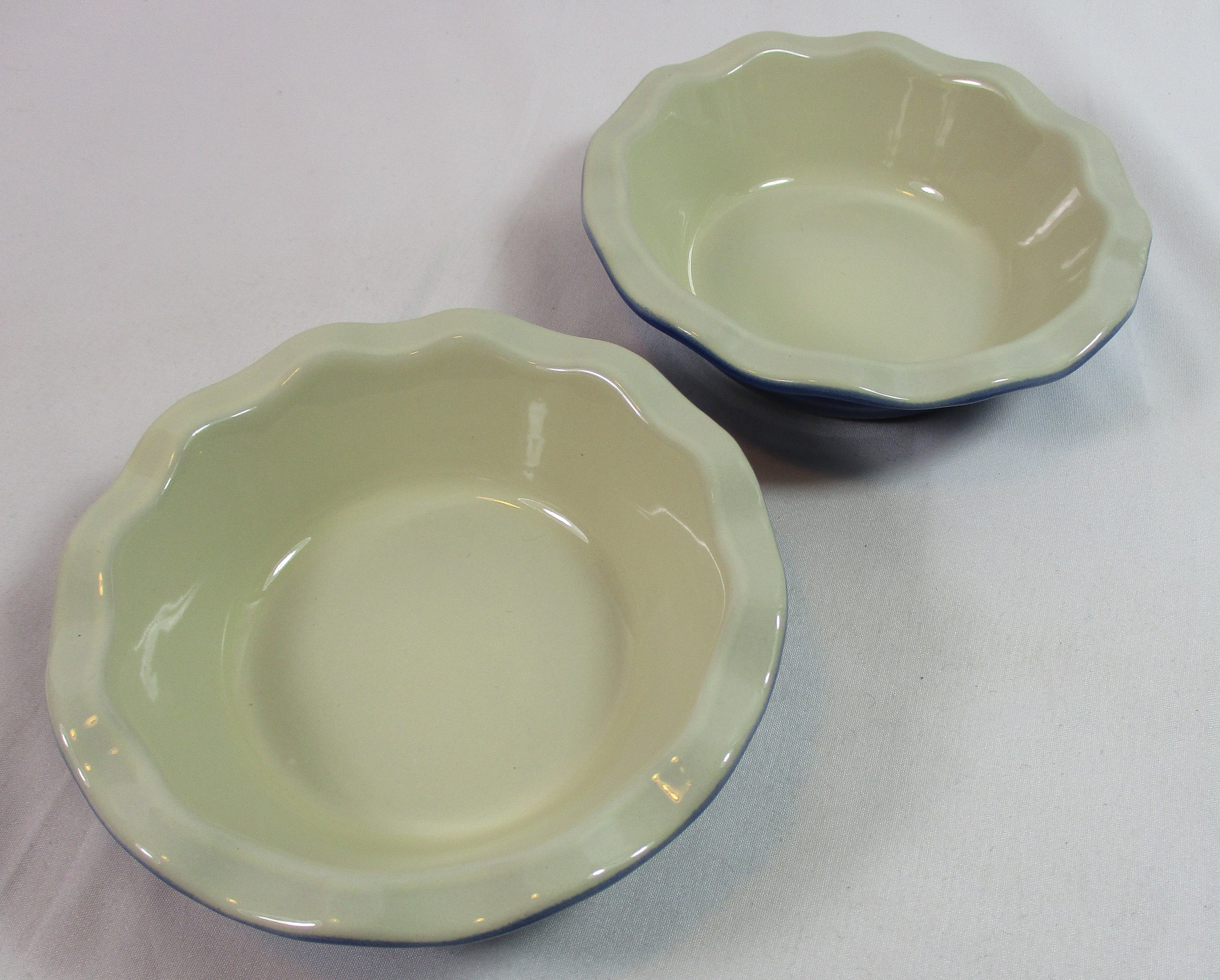 Emile Henry Modele Depose Individual Scalloped Baking Dishes Etsy