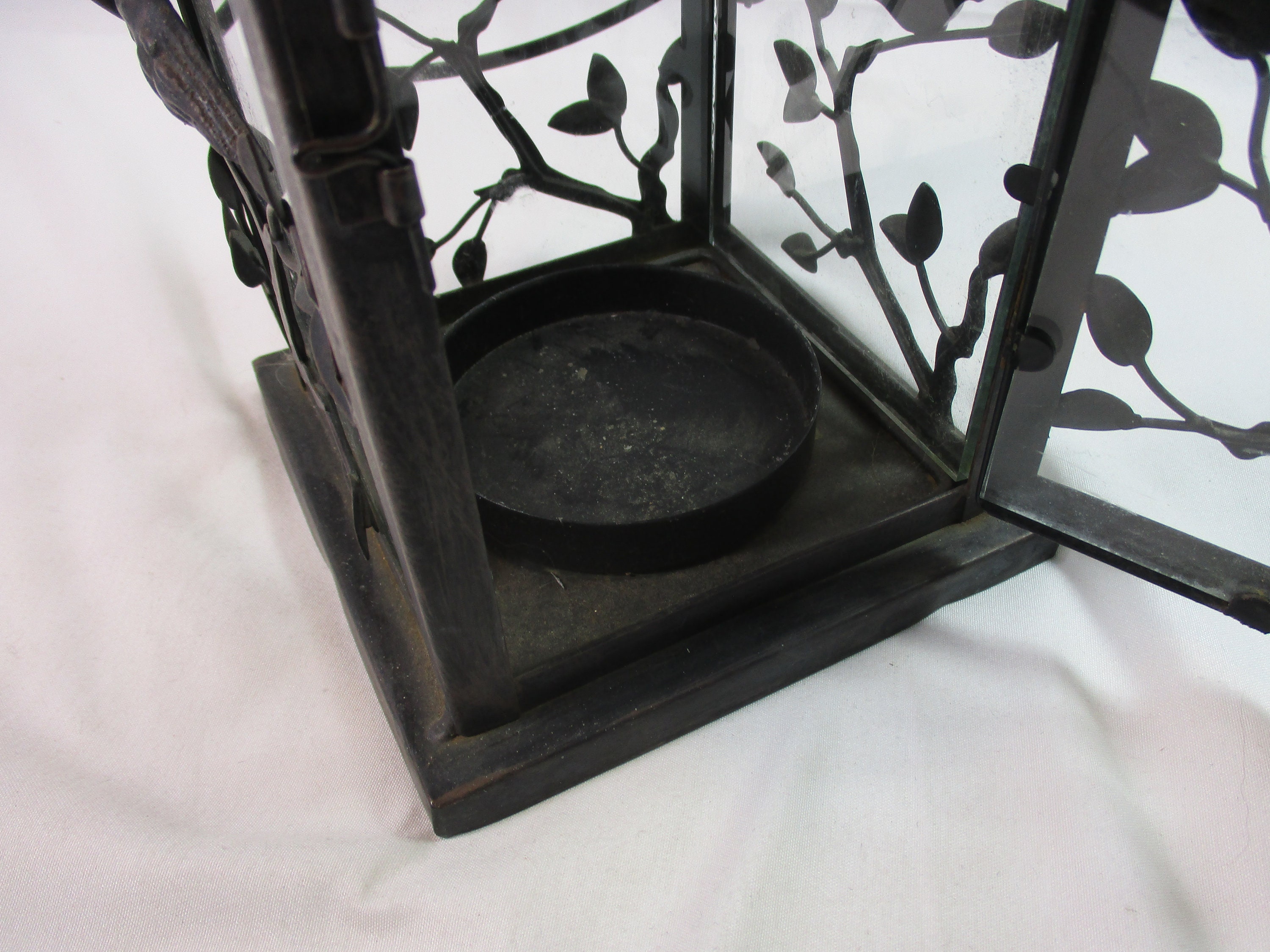 Vintage Yankee Candle Company Pillar Candle Holder Metal Etsy