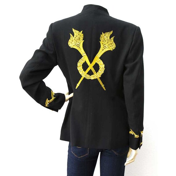 Joop! Black Gold leaf Embroideried Collarless Open