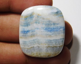 A-1827 Natural Scheelite Loose Stone Gorgeous! Blue Scheelite Gemstone Scheelite For Jewelry Making  18 Cts Handmade Scheelite Cabochon