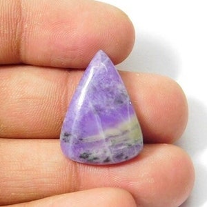 Amazing Quality 100% Natural Sugilite Gemstone, Purple Sugilite Cabochons, Sugilite loose stone For Jewelry Making Stone 16 Cts. N-4758