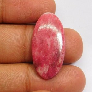 Thulite Natural Thulite Stone Pink Thulite Cabochon Stone Thulite Gemstone Thulite Loose Stone For Jewelry Making Stone 24 Cts. N-272