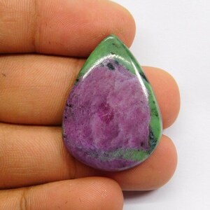 Fantastic Top Grade Quality, Natural Ruby Zoisite Cabochon, Natural Ruby Zoisite Loose Gemstone, For Jewelry Making 57 Cts. N-1502