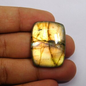 Labradorite Gemstone, Top Quality Natural Labradorite Cabochon gemstone, Amazing Labradorite loose Stone making Jewelry 48 Cts. N-2774