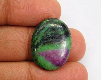 100% Natural Ruby Zoisite Gemstone Top Quality Ruby Zoisite Cabochon Ruby Zoisite Loose semi precious Ruby Zoisite Jewelry 24 Cts. N-4230