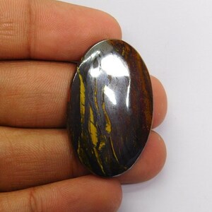 Amazing Iron Tiger Eye Cabochons, 100% Natural Iron Tiger Eye Gemstone, Oval Iron Tiger Eye loose Gemstone For Jewelry 44 Cts. N-443
