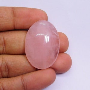 Pink Rose Quartz Gemstone, Pink Quartz Cabochon, Pink Rose quartz loose stone, Rose Quartz loose Stone Pendant For Jewelry 68 Cts. N-567