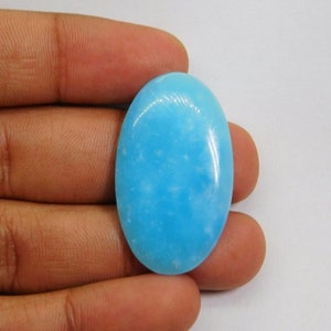 Top Attractive 100% Natural Hemimorphite Cabochon, Hemimorphite Gemstone, Blue Hemimorphite Loose Stone For Jewelry Making 35 Cts. N-24