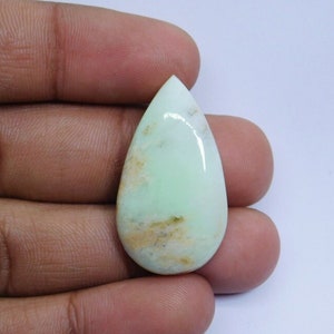 Lemon Chrysoprase Gemstone, Amazing Natural Lemon Chrysoprase Cabochon, Semi Precious !! Lemon Chrysoprase Loose For Jewelry 35 Cts. N-576