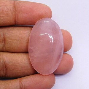 Beautiful Quality ~~ Natural Pink Rose Quartz Gemstone, Pink Quartz Cabochon, Pink Rose Quartz loose stone For jewelry Making 83 Cts. N-568
