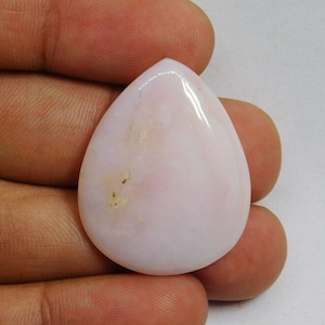 Piedra preciosa de ópalo rosa, glorioso cabujón de ópalo rosa natural, piedra preciosa de ópalo rosa hecha a mano, piedra suelta de ópalo rosa 32 Cts. N-2398