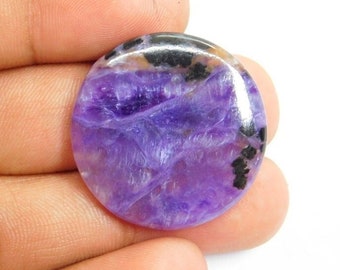 Purple Charoite Cabochon, Purple Charoite Gemstone, Mother's Day Gift 100% Natural Charoite Loose Stone For Jewelry Making 47 Cts. N-1417