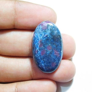 Top Quality Natural Ruby Kyanite Gemstone, Ruby Kyanite Cabochon, Handmade Jewelry Loose Ruby Kyanite Stone For Jewellery 40 Cts. # 2263N