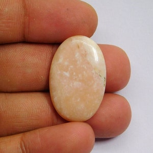 Piedra preciosa de ópalo rosa, Cabujón de ópalo rosa 100% natural, Piedra preciosa de ópalo rosa hecha a mano, Piedra suelta de ópalo rosa 20 Cts. N-2399