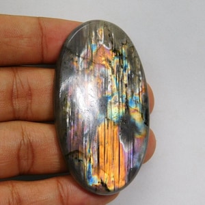 Multi Labradorite, Labradorite Gemstone, Natural Labradorite Cabochons, Handmade Labradorite Loose Stone, For Jewelry Making 172 Cts. N-1837
