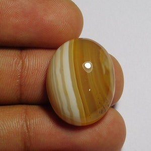 Botswana Stone Natural Botswana Agate Cabochon Botswana agate loose stone Yellow Botswana agate gemstone For jewelry Stone 31 Cts. N- 2473