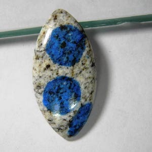 Top rare- K2 Azurite Gemstone, K2 Azurite loose gemstone, Natural K2 Azurite cabochon, K2 Jasper gemstone, K2 jasper cabochon 22 Cts. #2552N