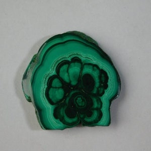 Malachite Slice Gemstone, Natural Malachite Slice, Green Malachite Slice Malachite Cabochon Loose Stone For Making Jewelry 70 Cts. N-546