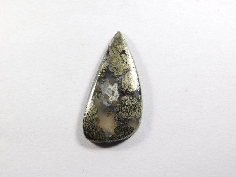 #8106N Best Price Natural Marcasite Cabochon Gemstone Marcasite Loose stone Wholesale Price Marcasite Gemstone From Nipomo 33 Cts
