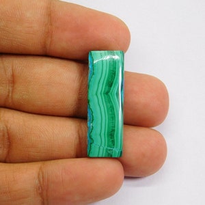 Top Designer Natural Malachite Cabochon Gemstone Wholesale Price Green Malachite Gemstone Malachite Loose Stone For jewelry 30 Cts N- 2695