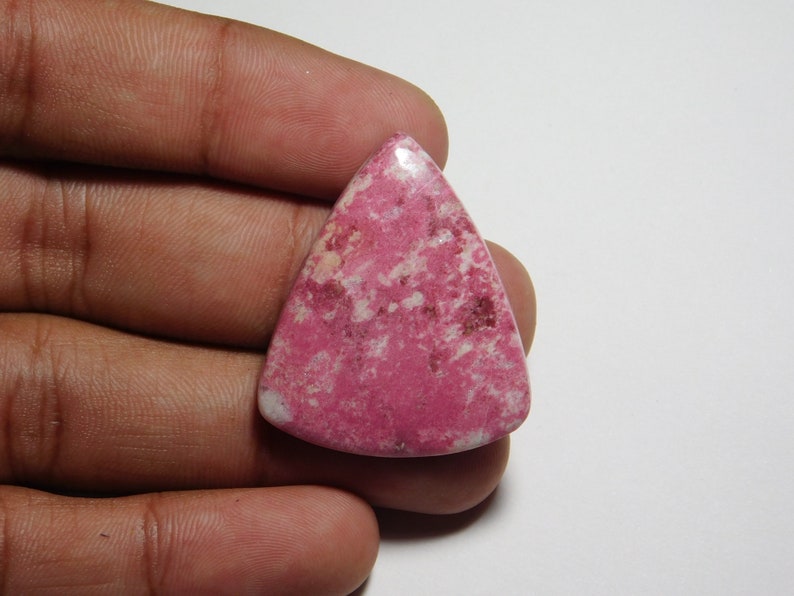 Very Smooth Pink Thulite Loose Stone For Jewelry 56 Cts Designer Pink Thulite Gemstone Best Quality Natural Thulite Cabochon #10039N