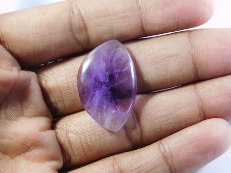 Amethyst loose Fancy Shape 24 Cts #8585N Trapiche Amethyst Cabochon Purple Loose gemstone Top Designer Natural Trapiche Amethyst gemstone