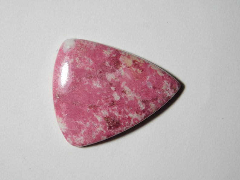 Very Smooth Pink Thulite Loose Stone For Jewelry 56 Cts Designer Pink Thulite Gemstone Best Quality Natural Thulite Cabochon #10039N