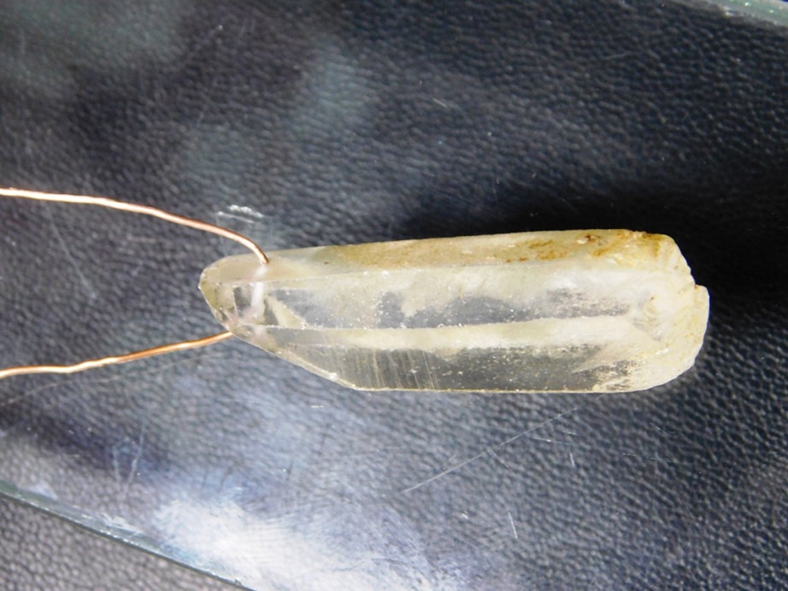 Natural Crystal Quartz Drill Gemstone Drilled Crystal Quartz Etsy