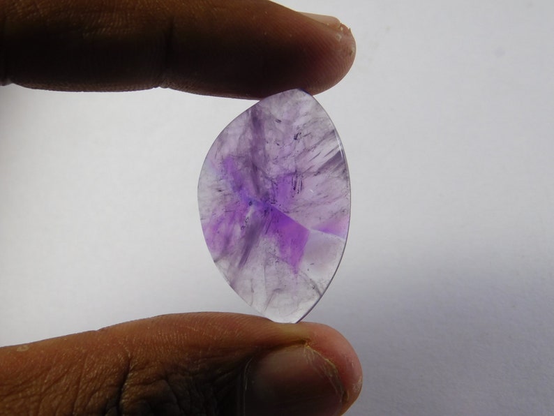 Amethyst loose Fancy Shape 24 Cts #8585N Trapiche Amethyst Cabochon Purple Loose gemstone Top Designer Natural Trapiche Amethyst gemstone
