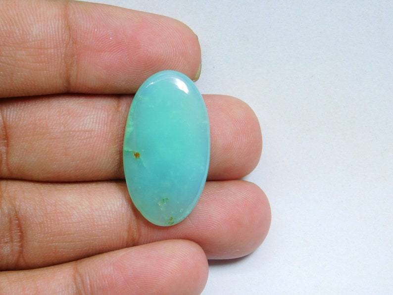 Chrysoprase Gemstone Green Chrysoprase Cabochon Natural Semiprecious Gemstone