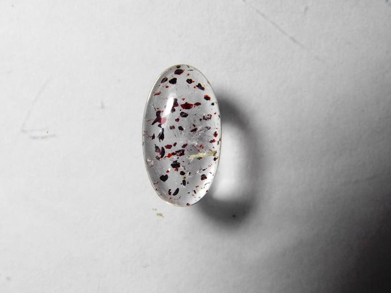 Stone Rutile loose gemstone Lepidocrocite cabochon Natural Super Seven cacoxcenite Quartz #2283N Beautiful Amethyst rutile For Ring 8 Cts
