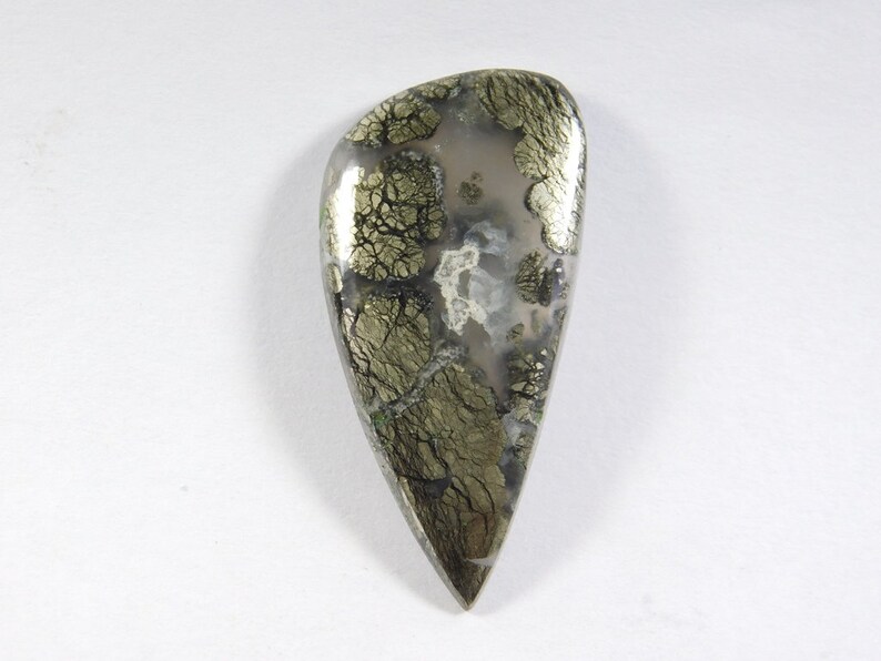 #8106N Best Price Natural Marcasite Cabochon Gemstone Marcasite Loose stone Wholesale Price Marcasite Gemstone From Nipomo 33 Cts