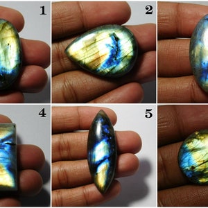 Top Quality 100% Natural Labradorite Cabochon, Multi Flash Labradorite Gemstone, Hand Polished Labradorite loose Gemstone For jewelry CLG-N1