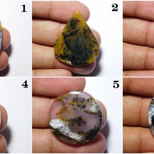 Amazing Quality Natural Dendrite Agate cabochon, Dendritic Agate Gemstone, Dendrite opal loose gemstone, Wholesale Dendrite gemstone CLG-N10