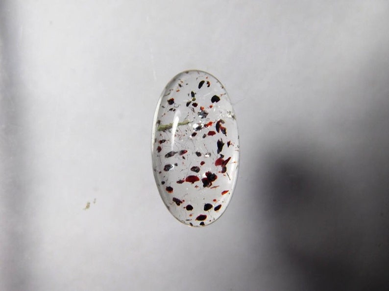 Stone Rutile loose gemstone Lepidocrocite cabochon Natural Super Seven cacoxcenite Quartz #2283N Beautiful Amethyst rutile For Ring 8 Cts