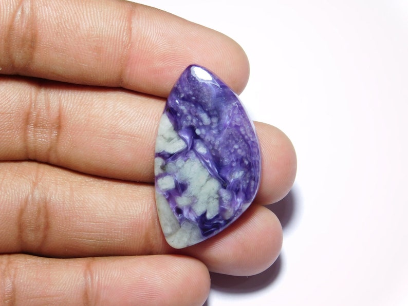 Top Designer Natural charoite cabochon Natural Purple Russian charoite gemstone Glorious Charoite loose gemstone for jewelry 30 Cts #9318N