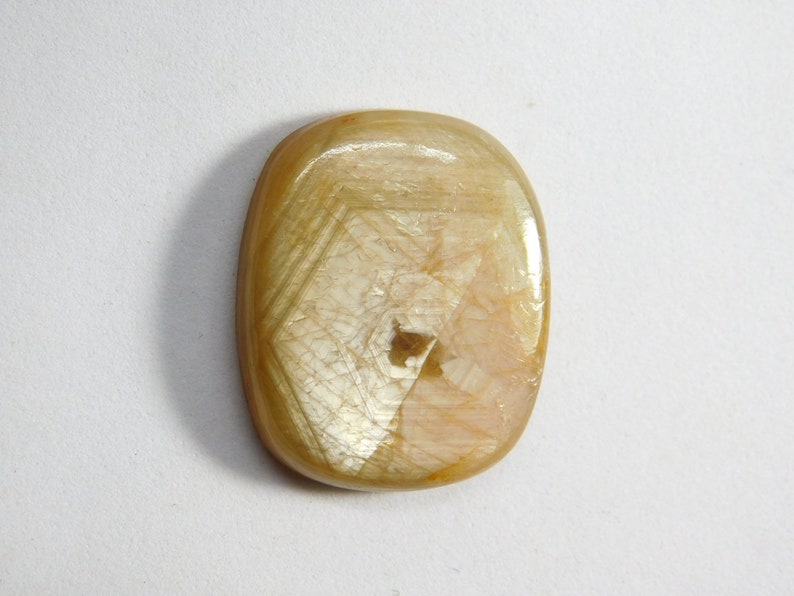 N-13247 Top Quality Sapphire Hand Made Loose Stone For Jewelry Making 47 Cts Gold Sapphire Cabochon Gorgeous! Natural Sapphire Gemstone