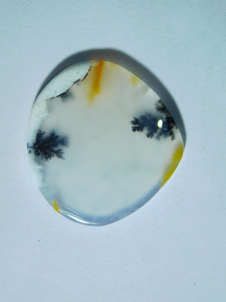N-13301 Designer Dendrite Gemstone For Jewelry Making 22 Cts Fabulous Natural Dendrite Cabochon High Quality Dendritic Agate Loose Stone