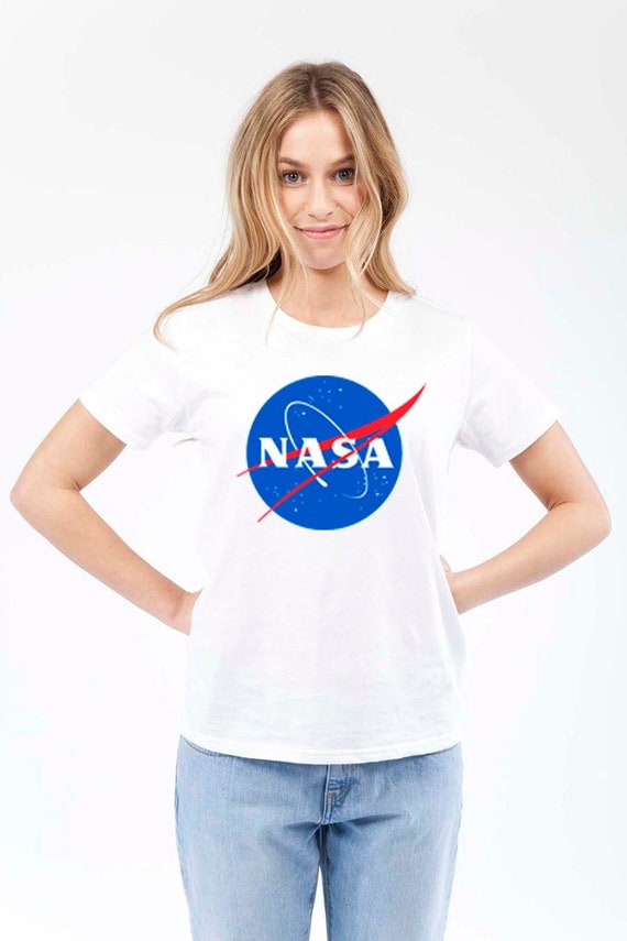 UFFICIALE della NASA Logo Felpa Uomo Gents Crew Pullover T Shirt Tee Top Maglione