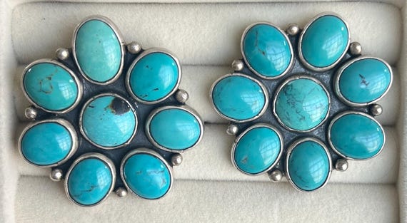 Stunning cluster earrings - image 1