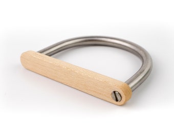 Wooden Maple cuff bangle, made with Stainless Steel, Statement style Jewelry, can be a perfect gift for a girlfriend.