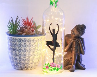 Regalos de bailarina, Luz de botella, Amante del ballet, Regalo de Navidad para bailarina, Profesora de danza, Adornos de bailarina, Decoración de ballet, Dormitorio de niñas