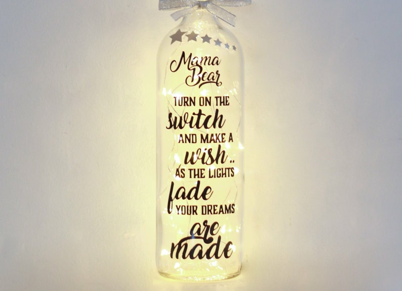 Personalised Baby Shower Gift Mum to Be Make a Wish Bottle Etsy