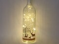 Stag Christmas Decorations, Christmas Lights, Rose Gold Bottle Light, Table Centrepiece, Fireplace Display, Festive Gift For Family, Woman