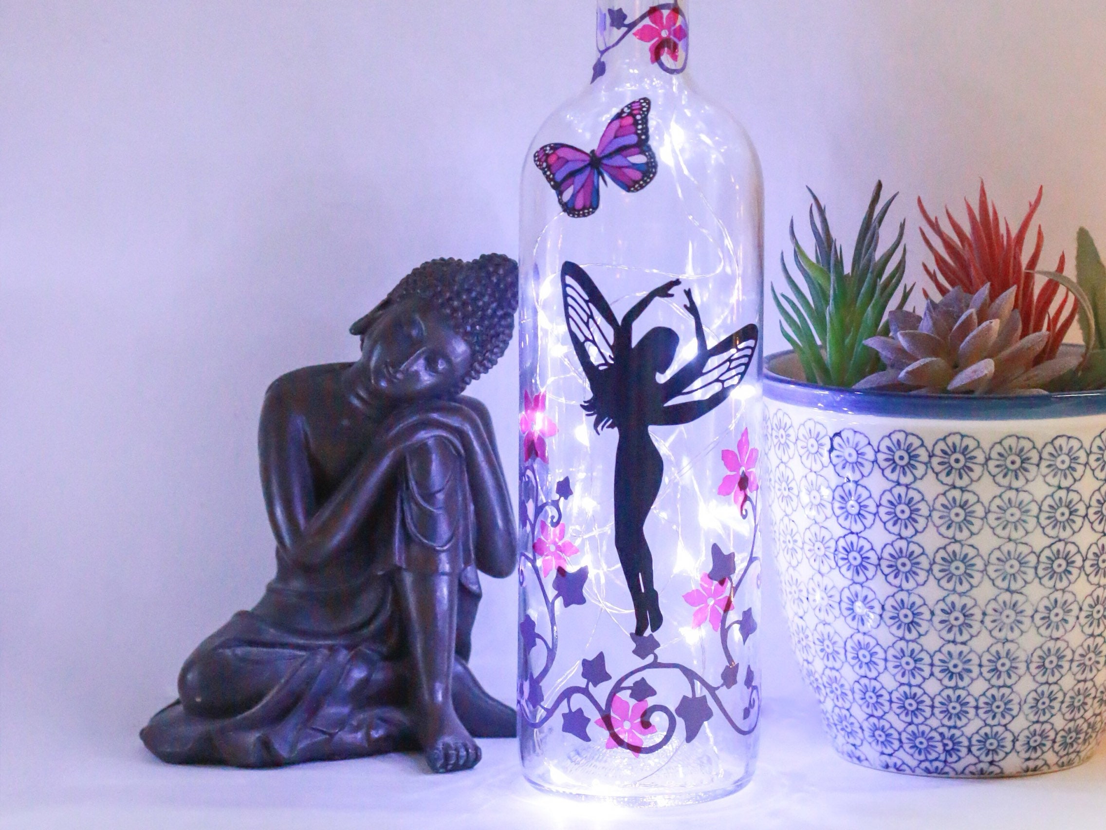 Fairy Gift for Women Good Luck Fairy Fairy Lights Bottle Etsy UK