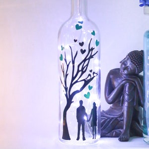 Gifts For Couples, Housewarming Gifts, First Home Together, Bottle Light, Lovebirds Gifts, Love Gifts Ideas, Engagement Gifts for Couples image 1
