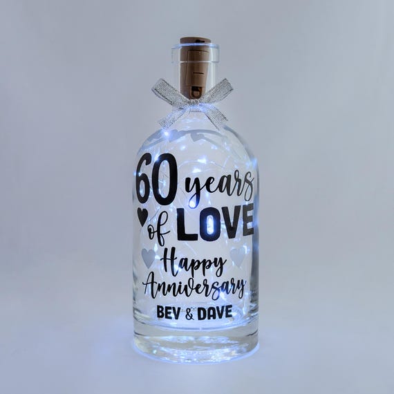 60e Anniversaire De Mariage Lanterne 60e Anniversaire Cadeaux De